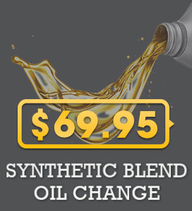 Synthetic Blend Oil change