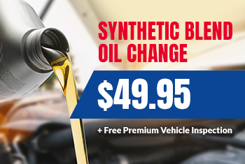 Synthetic Blend Oil change